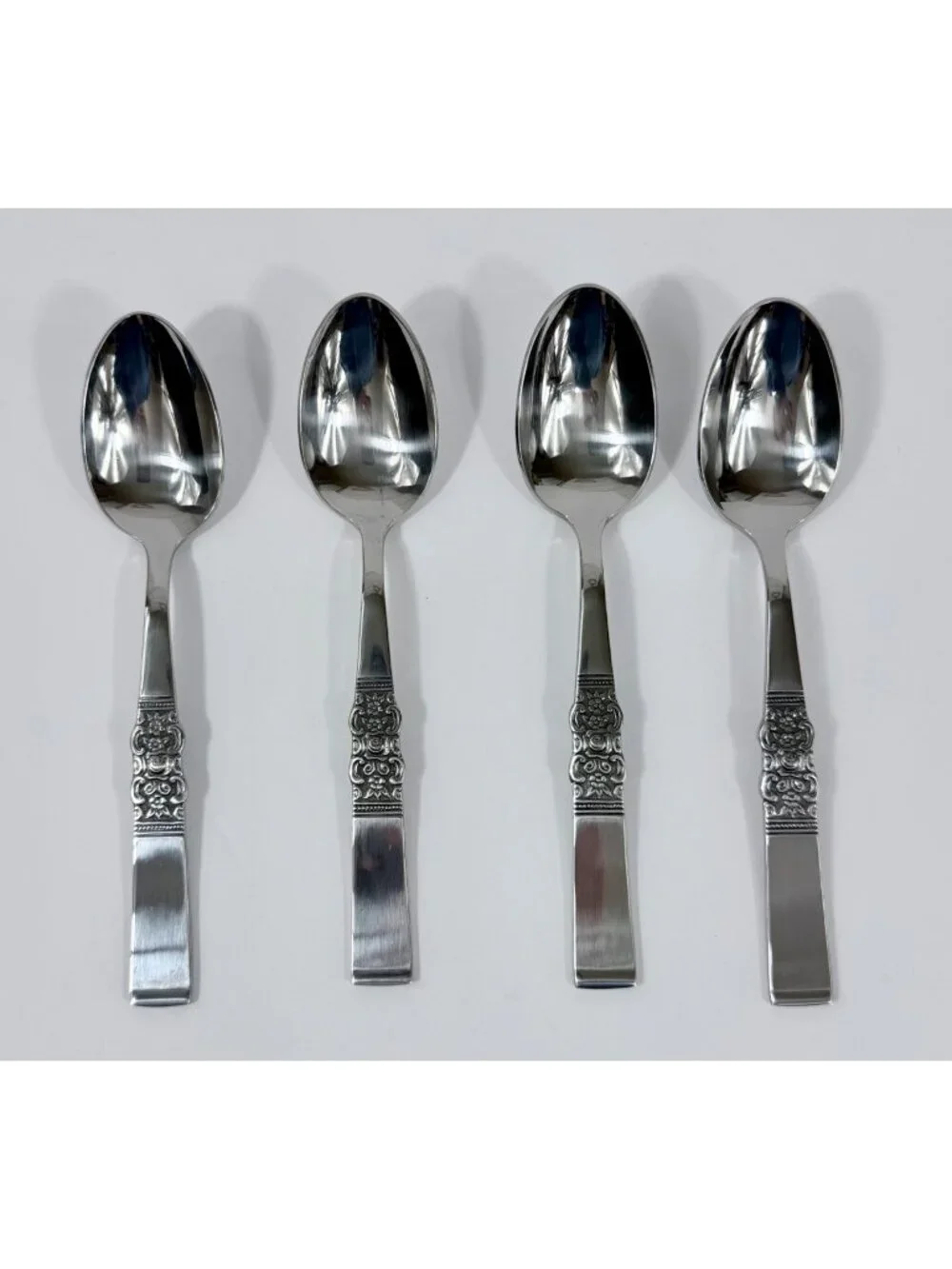 New Vintage Northland Oneida Stainless Steel Teaspoon Set Flatware Silverware De